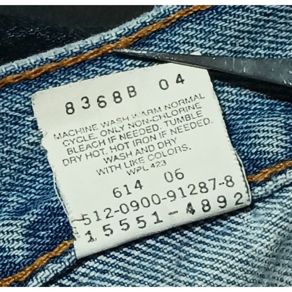 Vintage Levis 550 Jeans Womens Size 12 S Relaxed Fit Tapered Leg Made in USA Hig - Picture 10 of 16